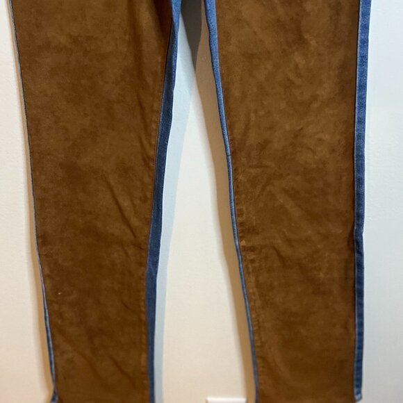 GOOD AMERICAN Good Icon Suede mixing indigo Size 10/30 - Picture 8 of 15